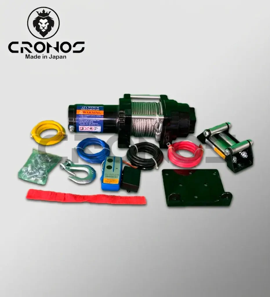 winches electricos - winche 12v, 4000 libras