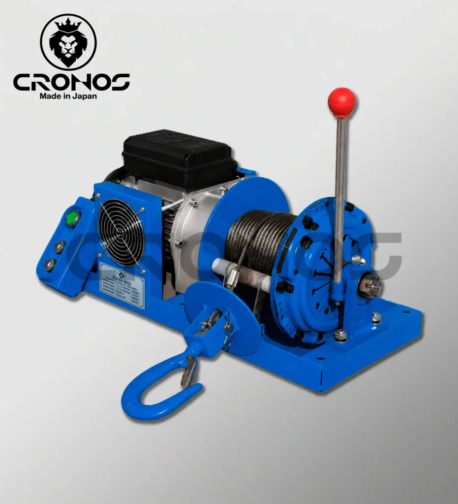 winche electrico - winche con embrague monofasico